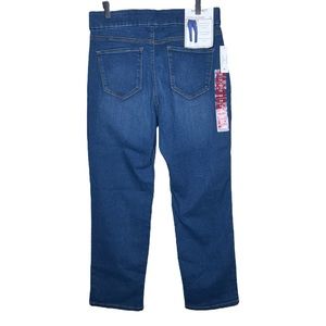 Nine West Heidi Pull On Straight Denim Jeans